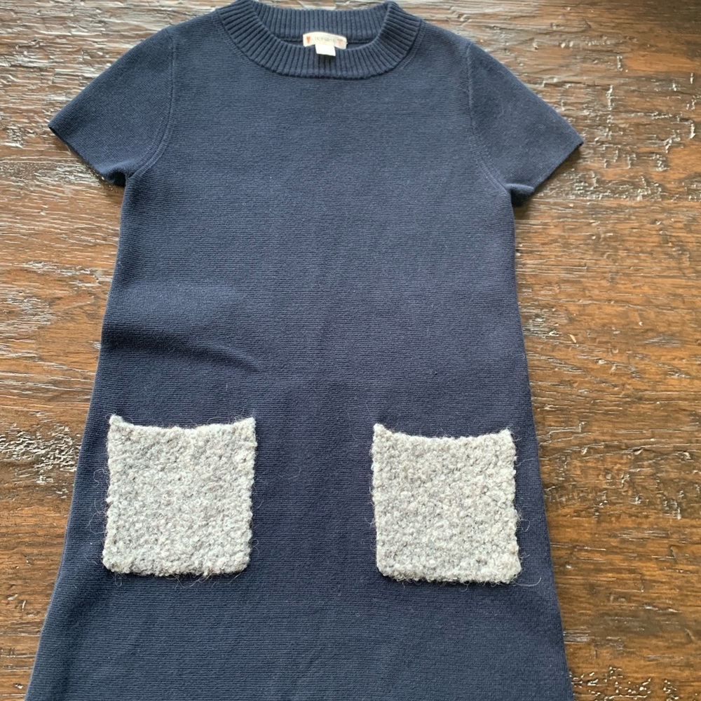 Crewcuts Navy Dress size 7 NWOT
